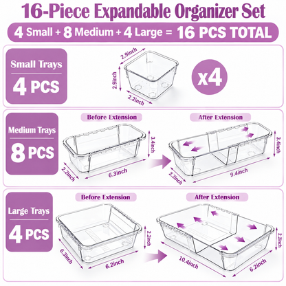 Clear Acrylic Drawer Organizer