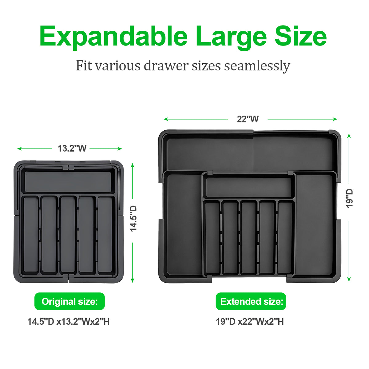 Adjustable Kitchen Drawer Organizer