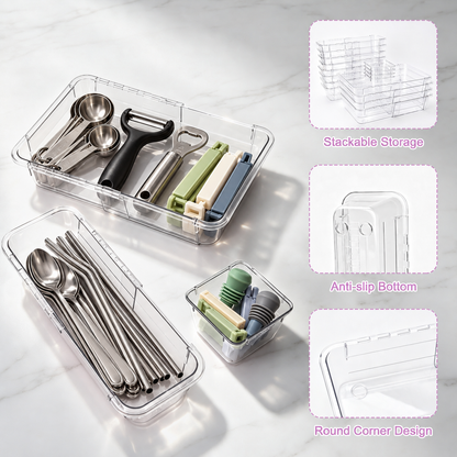 Clear Acrylic Drawer Organizer